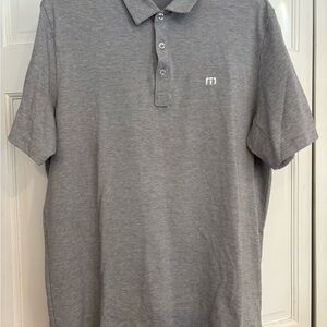 Travis Matthews Men's Gray Polo Shirt